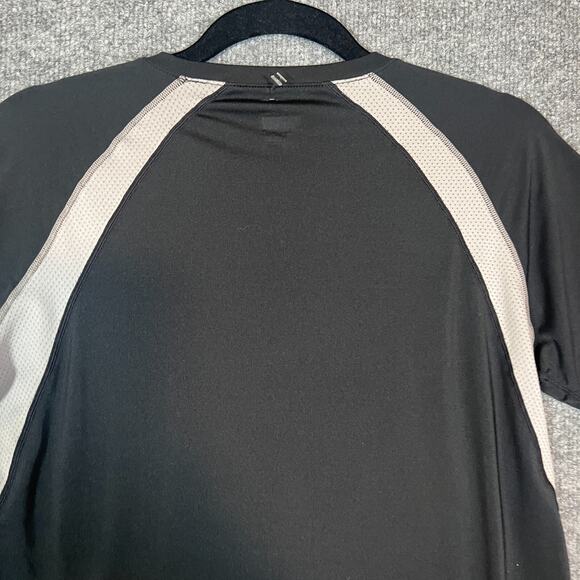 Nike Shirt Womens Medium Black Crewneck Short Sleeve Performance Stretch - Picture 11 of 11